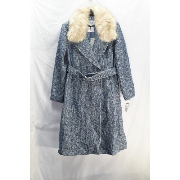 Cole Haan Jackets & Coats Cole Haan Womens Herringbone Wrap Coat 4